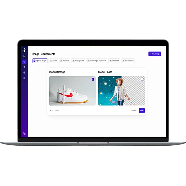 ecommerce photo editing studio