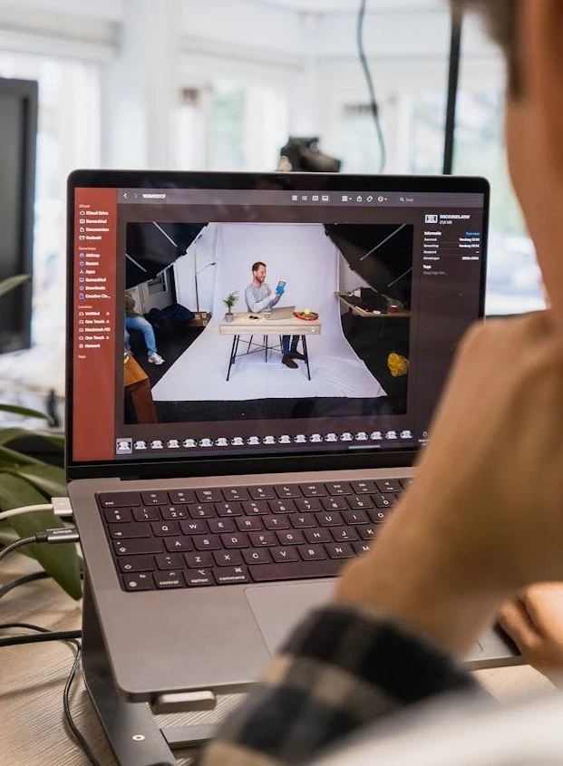 Photo retouching studio work